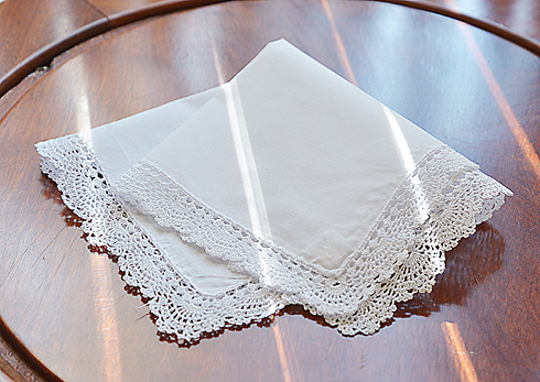 Classic Hemstitch Handkerchief. Style #2061
